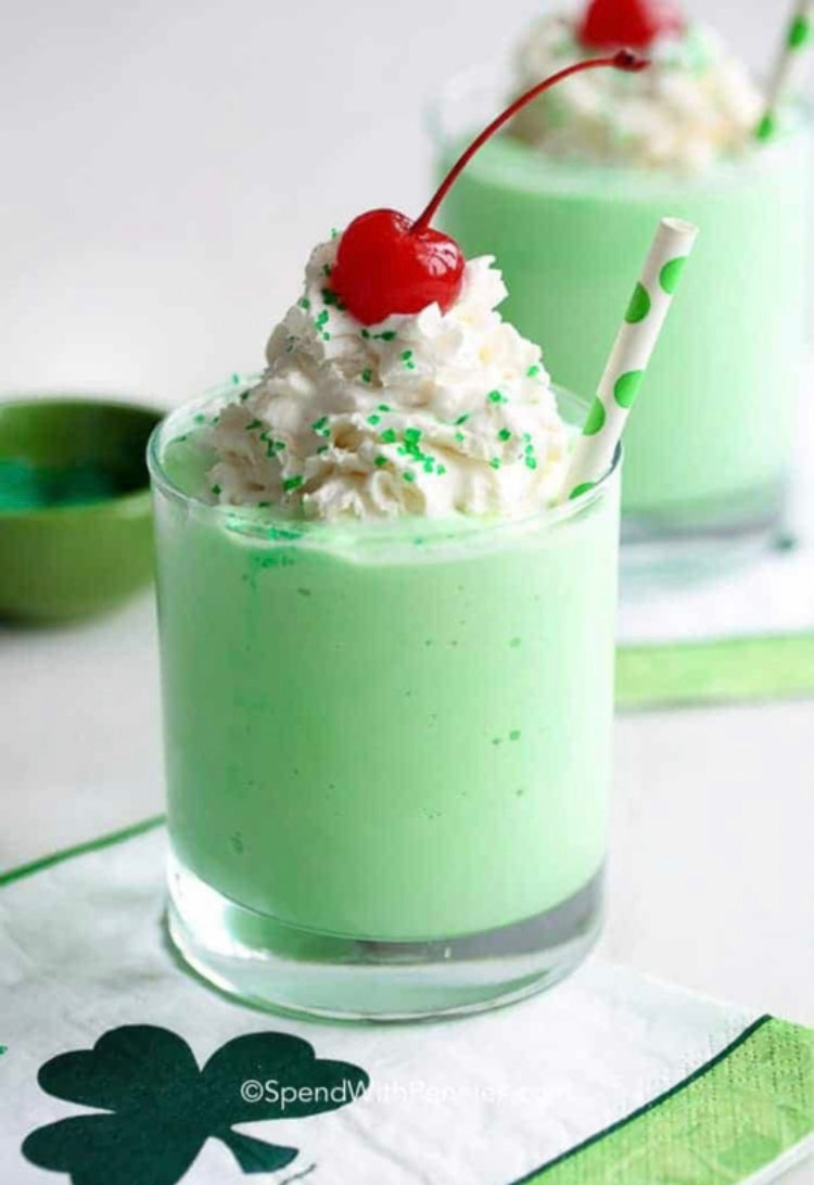 Boozy Shamrock Shake