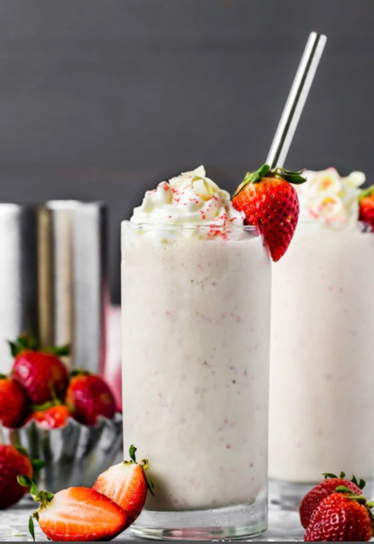 White Chocolate &
Strawberry Heaven Shake