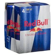 4 Pack - Red bull