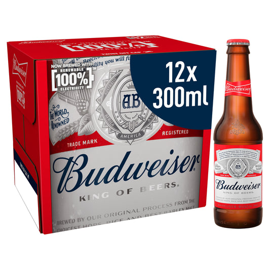 12 bottles - Budweiser