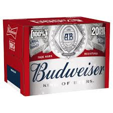 20 bottles - Budweiser